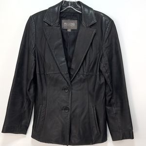 Wilson's Women's Leather Blazer Black Small